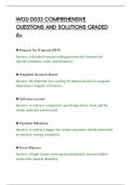 WGU D033 COMPREHENSIVE&NewLine;QUESTIONS AND SOLUTIONS GRADED&NewLine;A&plus;