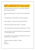 FLORIDA LP MASTER QUALIFIER Question and Answer&NewLine;&lbrack;2026&rsqb; &vert; UPDATED ACTUAL Exam &vert; Detailed Solutions