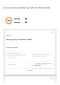 WGU D027 OBJECTIVE ASSESSMENT QUESTIONS WITH VERIFIED ANSWERS