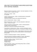 WGU D027 PATHOPHARM FLASHCARDS QUESTIONS WITH VERIFIED ANSWERS