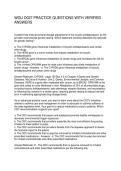 WGU D027 PRACTICE QUESTIONS WITH VERIFIED ANSWERS