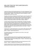 WGU D027 PRACTICE TEST QUESTIONS WITH VERIFIED ANSWERS