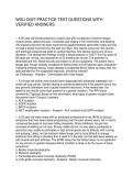 WGU D027 PRACTICE TEST QUESTIONS WITH VERIFIED ANSWERS