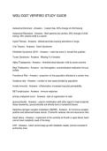WGU D027 VERIFIED STUDY GUIDE