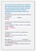 ISA UTILITY SPECIALIST EXAMS &vert;&vert; MOST RECENT EXAMS 2026&vert;2027 