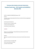 Tennessee Alarm Systems Contractor Exam 2026 &vert; 100&plus; Practice Questions with Answers & Detailed Rationales