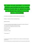 Safe Maternity & Pediatric Nursing Care&comma; Second Edition &mdash; Luanne Linnard-Palmer&comma; ISBN-10 0803697341 &sol; ISBN-13 978-0803697348 &mdash; Complete Test Bank with Answers
