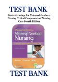 Full Test Bank &mdash; Davis Advantage for Maternal-Newborn Nursing&colon; Critical Components of Nursing Care&comma; 4th Edition by M&period; Terese Verklan&comma; Marcia L&period; London&comma; and Janice L&period; Durham &vert; Verified Questions&comma; Answers & Rationales &lpar;2026&sol;2027 Edition&rpar;