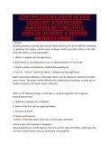 LEIK FNP CERTIFICATION REVIEW&NewLine;&lpar;2026&sol;2027&rpar; UPDATE&vert;EXAM&NewLine;QUESTIONS WITH MULTIPLE&NewLine;CHOICES &vert;VERIFIED & REVISED&NewLine;ANSWERS &lpar;NEW&rpar;&excl;&excl;&excl;