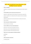 BSC 108 ALABAMA Exam Questions with&NewLine;Verified Correct Answers