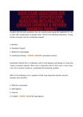 AANP EXAM QUESTIONS FNP&NewLine;&lpar;2026&sol;2027&rpar; UPDATE&vert;EXAM&NewLine;QUESTIONS WITH MULTIPLE&NewLine;CHOICES &vert;VERIFIED & REVISED&NewLine;ANSWERS &lpar;NEW&rpar;&excl;&excl;&excl;