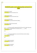 FCIC NCIC Practice Exam 2026&sol;2027 &ndash; Questions and Answers &vert; A&plus; Grade Study Guide