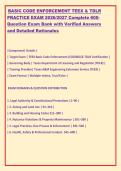  BASIC CODE ENFORCEMENT TEEX & TDLR &NewLine;PRACTICE EXAM 2026&sol;2027 Complete 600&NewLine;Question Exam Bank with Verified Answers &NewLine;and Detailed Rationales 