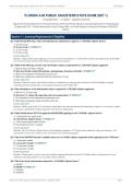 Florida 3-20 Public Adjuster Exam 2026&sol;2027 &vert; 140 Q&A &vert; 11 Pages &vert; Pass Guaranteed &ndash; A&plus; Graded&NewLine;&NewLine;