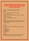 IICRC WRT Certification Exam 2026&sol;2027&ndash; Complete &NewLine;Water Restoration Technician Exam Prep Questions &NewLine;and Answers with Rationales