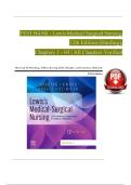 Lewis's Medical-Surgical Nursing 12th Edition - Test Bank by Harding&NewLine;
