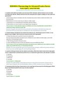NURS 8024 Exam 2 &ndash; Pharmacology for Advanced Practice Nurses &vert; Complete Q&A Review- UC &vert; Updated Fall 2026&period;