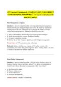 ATI Capstone Fundamentals 100 QUESTIONS AND CORRECT &NewLine;ANSWERS WITH RATIONALES&vert; ATI Capstone Fundamentals &NewLine;202&sol;2027&lbrace;NEW&excl;&excl;&rcub;