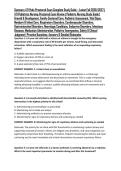 Summary ATI Peds Proctored Exam Complete Study Guide &ndash; Latest Fall 2026&sol;2027 &vert; ATI Pediatrics Nursing Proctored Exam Review &vert; Pediatric Nursing Study Guide &vert; Growth & Development&comma; Family-Centered Care&comma; Pediatric Assessment&comma; Vital Signs&comma; Newborn & Infant C