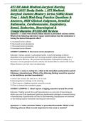 ATI RN Adult Medical-Surgical Nursing 2026&sol;2027 Study Guide &vert; ATI Medical-Surgical Content Mastery Series &lpar;CMS&rpar; Exam Prep &vert; Adult Med-Surg Practice Questions & Answers&comma; NGN Clinical Judgment&comma; Detailed Rationales&comma; Cardiovascular&comma; Respiratory&comma; Renal&comma; Endocr