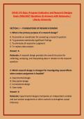 COUC 515 Quiz&colon; Program Evaluation and Research Designs &NewLine;Exam 2026&sol;2027 Questions & Answers with Rationales &vert; &NewLine;Liberty University