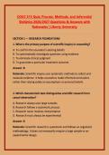 COUC 515 Quiz&colon; Process&comma; Methods&comma; and Inferential &NewLine;Statistics 2026&sol;2027 Questions & Answers with &NewLine;Rationales &vert; Liberty University 