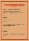 COUC 515 Quiz&colon; Program Evaluation and Research Designs &NewLine;Exam 2026&sol;2027 Questions & Answers with Rationales &vert; &NewLine;Liberty University