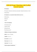 NUR 353 Exam 3 Questions with Verified&NewLine;Correct Answers