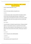 NUR 353 Exam 4 Questions with Verified&NewLine;Correct Answers
