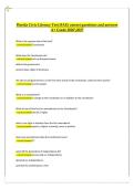 FCLE Florida Civic Literacy Exam 2026&sol;2027 &ndash; Comprehensive Questions and Verified Answers &vert; A&plus; Grade Study Guide Quiz Bundles 
