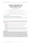 ATI RN FUNDAMENTALS PROCTORED ACTUAL EXAM 2026&sol;2027 &vert; 100 Verified Questions with Detailed Answers &vert; Graded A &vert; Pass Guaranteed&NewLine;&NewLine;