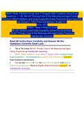 NR601 Week 4 Midterm Exam Due 2nd August 2026 Complete Actual Exam Questions 1- 100 NR 601 Primary Care of the Maturing and Aged Family Practicum&period;docx&NewLine;&NewLine;