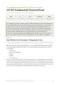 ATI RN FUNDAMENTALS EXAM FILES 2026&sol;2027 &vert; Complete PACKAGE DEAL &vert; Verified Questions & Correct Answers &vert; Latest Edition &vert; A&plus; Graded &vert; Pass Guaranteed