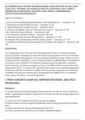 ACI CONCRETE FIELD TESTING TECHNICIAN GRADE I EXAM PRACTICE &vert; ACTUAL STUDY&NewLine;GUIDE &vert; FULL TESTBANK &vert; 180 ADVANCED PRACTICE QUESTIONS & 100&percnt; CORRECT&NewLine;ANSWERS WITH RATIONALES &vert; 2026&sol;2027 LATEST UPDATE &vert; COMPREHENSIVE&NewLine;CERTIFICATION EXAM PREPARATION