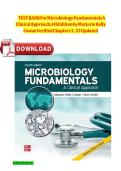 Test Bank for Microbiology Fundamentals&colon; A Clinical Approach&comma; 4th Edition by Marjorie Kelly Cowan &vert; Chapters 1&ndash;22 &vert; Updated Practice Questions & Verified Answers