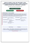 SPHE 421 Week 5 Quiz &vert; Hip & Knee Questions with Answers & Detailed Rationales &vert; American Military University 2026&sol;27&NewLine;