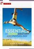 Human Anatomy & Physiology Test Bank &lpar;PDF&rpar; &vert; Marieb 10th Ed&period; Verified Q&A