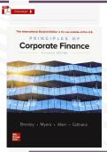 Corporate Finance Solutions &lpar;PDF&rpar; &vert; Brealey 14th Ed&period; Verified Guide