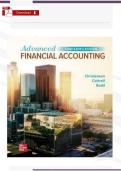 Advanced Financial Accounting Test Bank &lpar;PDF&rpar; &vert; Christensen 13th Ed&period; Verified