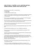 NURS 307 EXAM 1 &vert; CHAPTERS 1&ndash;6 & 24 &vert; QUESTIONS AND FULLY WORKED ANSWERS &vert; NURSING STUDY GUIDE 2026&sol;2027