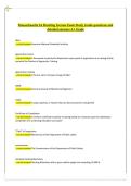Massachusetts 2A Hoisting License Exam Study Guide questions and &NewLine;detailed answers A&plus; Grade