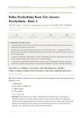 RELIAS DYSRHYTHMIA BASIC A ACTUAL EXAM 2026&sol;2027 &vert; 35 Verified Questions & Answers &vert; Basic EKG Test Prep &vert; Pass Guaranteed - A&plus; Graded&NewLine;&NewLine;