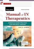 I&period;V&period; Therapeutics Test Bank &lpar;PDF&rpar; &vert; Gorski 8th Ed&period; Verified Q&A