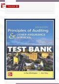 Auditing & Assurance Test Bank &lpar;PDF&rpar; &vert; Whittington 22nd Ed&period; Verified Q&A