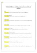 NCIC Limited Access 2026&sol;2027 &ndash; Detailed Questions and Answers &vert; A&plus; Grade Study Guide
