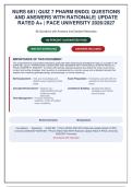 NURS 681 Quiz 7 Pharm Endo &vert;  Practice Questions with Correct Answers & Detailed Rationales &vert; Pace University  2026&sol;27 &lpar;CHALLENGER&rpar;&NewLine;&NewLine;