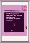 Electromagnetism Principles and Modern Applications with Exercises and Solutions