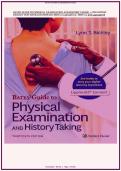 Test Bank & Rationales&colon; Bates' Guide to Physical Examination and History Taking &lpar;13th Edition&rpar;