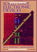 Solutions Manual for Solid State Electronic Devices &lpar;6th Edition&rpar; by Ben G&period; Streetman