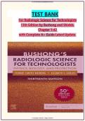 Test Bank for Radiologic Science for Technologists &lpar;13th Edition&rpar;